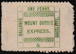 AFRIQUE DU SUD - 1874 - Mount Currie Express - Griqualand West (1874-1879)