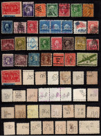 2842C - USA - LOT X 30 PERFINS STAMPS - Perforés