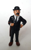 RARE FIGURINE TINTIN  BULLY 1990 DUPOND 2 CANNE Bras 1er Tirage PLASTIQUE MOU BULLYLAND (4) - Tintin