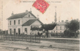 Le Mesle Sur Sarthe * La Gare , Vue Intérieure * Ligne Chemin De Fer Orne * Villageois - Le Mêle-sur-Sarthe