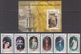 2020 Cuba Dance Ballet Complete Set Of 6 & Souvenir Sheet MNH - Nuevos