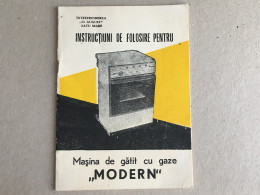 Romania Rumanien Roumanie - Satu Mare - Modern Gas Cooker Cooking Machine With Gases Calor Gas  - Práctico