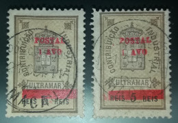 MACAU - 1911 - ESTAMPILHA FISCAL, COM SOBRETAXA - Gebraucht