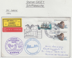 AAT  Ship Visit MV Icebird  Antarctic Meteorological Centre  Ca Casey 12 JAN 1994  (CS159B) - Brieven En Documenten