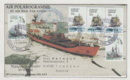 AAT  Ship Visit MV Icebird   Ca Casey 12 JAN 1994  (CS159C) - Cartas & Documentos