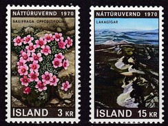 Island, 1970, 447/48, Europäisches Naturschutzjahr, MNH ** - Ungebraucht