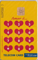 TARJETA DE PORTUGAL DEL DIA DE SAN VALENTIN - NUEVA EN BLISTER TIRADA 10000 - Portugal