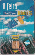 TARJETA DE PORTUGAL DE LA II FERIA  PORTUGAL TELECOM - NUEVA EN BLISTER TIRADA 16000 - Portugal