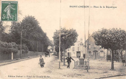 Saint Chéron          91            Place De La République. Buste De Marianne      (voir Scan) - Saint Cheron