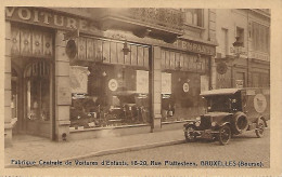 BELGIQUE -  BRUXELLES -  ( BOURSE)  FABRIQUE  CENTRALE DE VOITURES D ENFANTS -  18- 20 RUE PLATTESTEN - VOITURE - Avenidas, Bulevares