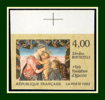 Non Dentelé N° 2754 ** MNH Bdf Botticelli Ajaccio 1992 - 1991-2000