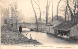 Saint Michel Sur Orge            91       La Rivière D'Orge.   Lavoir              (voir Scan) - Saint Michel Sur Orge