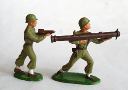 SOLDAT FIGURINE FIG FIG STARLUX 1954 FANTASSIN 11 BAZOOKA (2) 1954 SR MC - Starlux