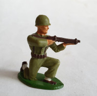 SOLDAT FIGURINE FIG STARLUX FANTASSIN TIREUR FUSIL A GENOUX 1954 SR MC (2) - Starlux