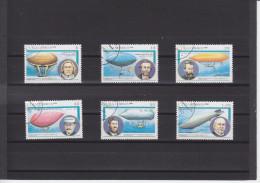 CUBA - O / FINE CANCELLED - 1991 - ESPAMER PHILATELIX EXHIBITION - ZEPPELINS & BALLONS -  Mi. 3487/92 - Used Stamps