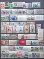 FRANCE 1960. Année Complète (53 Timbres + Bords De Feuilles) Neuf** MNH - 1960-1969