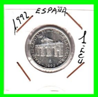 ESPAÑA.- ( EUROPA ) MONEDA DE 1 ECU AÑOS 1992 PLATA 925 MILÉSIMAS DIAMETRO: 24 Mm PESO 6,72 Gr. MADRID CAPITAL EUROPEA D - Test- Und Nachprägungen