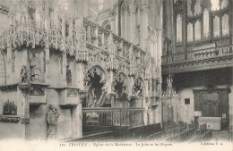 Troyes * Les Orgues * Thème Orgue Organist Organiste Orgel Organ * église De La Madeleine , Le Jubé - Troyes