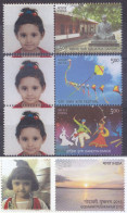 India 2015 Complete Set Of 4v My Stamp MNH- Missing From Your Year Pack RARE Mahatma Gandhi Kite Festival Dance Bridge - Komplette Jahrgänge