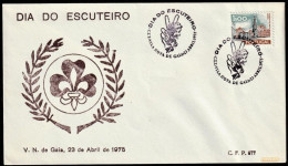 Portugal, 1975 - Scouts/ Escuteiros -|- Dia Do Escuteiro, Vila Nova De Gaia - Fdc - Postmark Collection