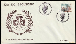 Portugal, 1975 - Scouts/ Escuteiros -|- Dia Do Escuteiro, Vila Nova De Gaia - Fdc - Marcophilie