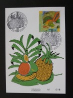 Carte Maximum Card Fruit Ananas Pineapple Banane Banana Mayotte 2001 - Brieven En Documenten