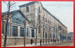 Cpa 75 PARIS 16e AUTEUIL Anime Ecole Jean Baptiste SAY Facade Sur La Rue Chardon Lagache - Ecoles