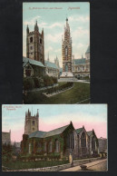 Sr Andrew's Church Plymouth X 2 Old Cards Used & Unused As Scanned - Plymouth