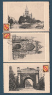 France - Carte Postale - Blason Lorraine Sur Véritable Eau Forte De Moselle - 1950 - Lorraine