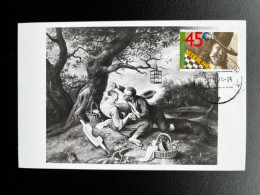 NETHERLANDS 1979 JAN STEEN MAXIMUM CARD NEDERLAND PAINTINGS - Maximumkarten (MC)