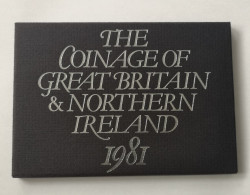 UNITED KINGDOM 1981 GREAT BRITAIN PROOF COIN SET – ORIGINAL - GRAN BRETAÑA GB - Nieuwe Sets & Proefsets