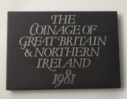 UNITED KINGDOM 1981 GREAT BRITAIN PROOF COIN SET – ORIGINAL - GRAN BRETAÑA GB - Mint Sets & Proof Sets