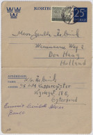 SWEDEN - 1928 Letter-Card Mi.K26.IV Complete (border Uncut) - Brieven En Documenten