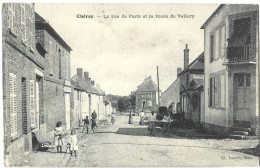 CHEROY - La Rue De Paris Et La Route De Vallery - Cheroy
