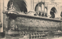 Paris * Les Orgues * Thème Orgue Organist Organiste Orgel Organ * église Notre Dame , Les Stalles Du Choeur - Autres & Non Classés