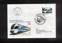 Austria / Oesterreich 2011 Eisenbahn Start Der Westbahn - Storia Postale