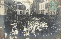 Chartres * Carte Photo * Cavalcade Paris Chartres 1er Avril 1906 Char De L'alimentation * Horlogerie Bijouterie FRESNEAU - Chartres