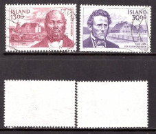 ICELAND   Scott # 613-4 USED (CONDITION AS PER SCAN) (Stamp Scan # 966-6) - Gebraucht