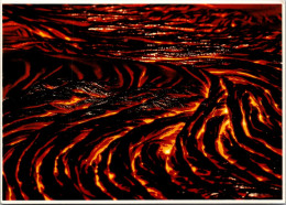 Hawaii Kamuela Close-Up Of Hot Pahoehoe Lava - Kauai