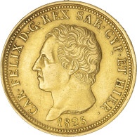 Royaume De Sardaigne 80 Lire Charles Félix 1825 Turin - Italian Piedmont-Sardinia-Savoie