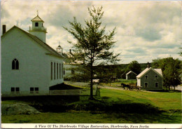 Canada Nova Scotia Sherbrooke View Of The Sherbrooke Village Restoration Showing St James Church And Jail 1976 - Other & Unclassified