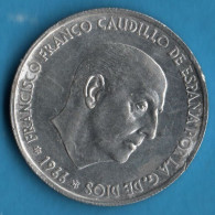 ESPANA 50 CENTIMOS 1966 (71) KM# 795 FRANCO - 50 Centiem