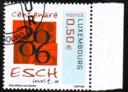 LUXEMBOURG, LUXEMBURG 2006,   MI 1708, 100 JAHRE STADT ESCH, ESST GESTEMPELT, OBLITÉRÉ - Used Stamps