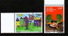LUXEMBOURG, LUXEMBURG 2006, SATZ  MI 1716  1717, 150 JAHRE FINANZPLATZ LUX., ESST GESTEMPELT, OBLITÉRÉ - Used Stamps