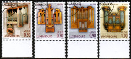 LUXEMBOURG, LUXEMBURG 2006, SATZ  MI 1724 - 1727, WOHLFAHRT, ORGELN I,  ESST GESTEMPELT, OBLITÉRÉ - Gebruikt