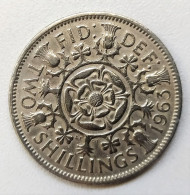 Grande Bretagne - 2 Shillings 1963 - J. 1 Florin / 2 Shillings