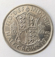 Grande Bretagne - Half Crown 1948 - K. 1/2 Crown