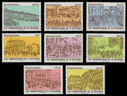 1012/1019**- 150e Anniversaire De L'indépendance De La Belgique / 150e Jaar Van De Onafhankelijkheid Van Belgïe - RWANDA - Unused Stamps