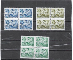 SLOVAQUIE Nº 74 AL 76 BLOQUE DE CUATRO - Unused Stamps