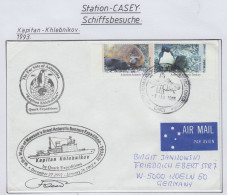 AAT  Ship Visit MS Kapitan Khlebnikov Signature  Ca Casey 3 JAN 1983 (CS164) - Lettres & Documents